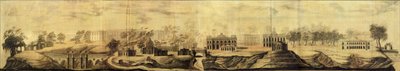 Panoramablick auf das Design von Tsaritsyno, 1776 von Vasili Ivanovich Bazhenov