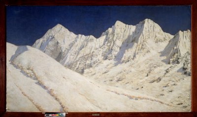 Indien, Schnee auf dem Himalaya von Vasili Vasilievich Vereshchagin