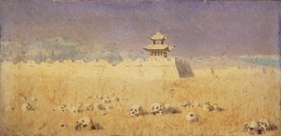 Ruinen in Chuguchak, Xinjiang, 1869 von Vasili Vasilievich Vereshchagin