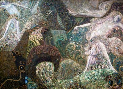 Meeresboden, späte 19. oder frühe 20. Jahrhundert von Vasily Ivanovich Denisov