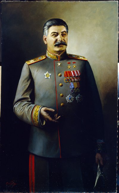 J. Stalin in der Uniform des Generalissimus der Sowjetunion von Vassily Nikolayevich Yakovlev