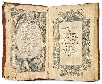De architectura libri decem von Marcus Vitruvius Pollio, herausgegeben von Fra Giovanni Giocondo, 1511 von Venetian School