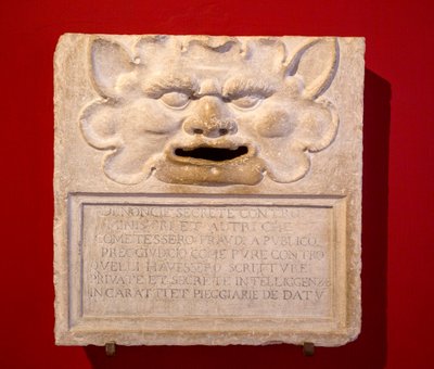 Mund der Wahrheit (Bocca di Leone) (Marmor) von Venetian School