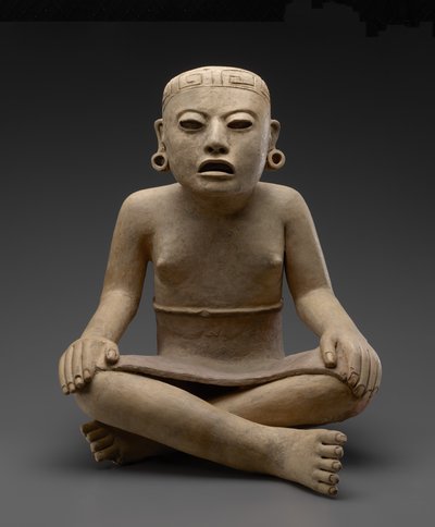 Sitzende Frau, 600-900 n. Chr. von Veracruz Gulf Coast Civilisation