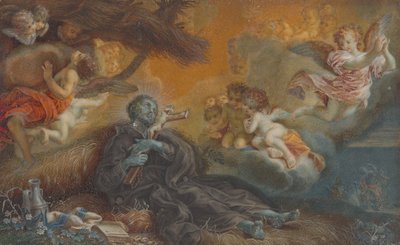Der Tod des Heiligen Franz Xaver, ca. 1750 von Veronica Stern