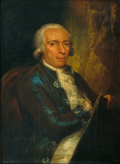 Porträt des Kupferstechers Pasqual Pere Moles, erster Direktor der Escola de Llotja von Vicent López Portaña