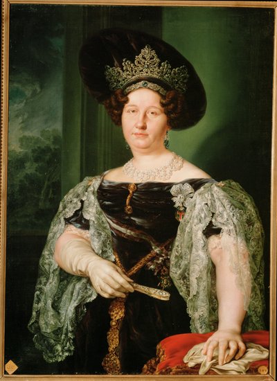 Maria Christina de Bourbon, vierte Frau von Fernando VII von Vicente Lopez y Portana