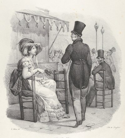 Kapitel IV: Sie schaut mich an! Gott, welches Glück!, 1824 von Victor Adam