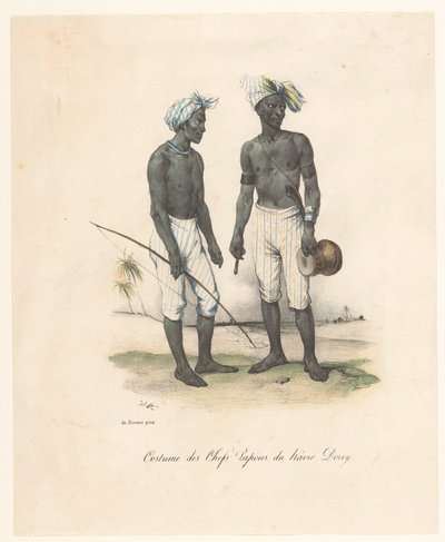 Kleidung der Anführer von Havre-Dorey in Papua-Neuguinea von Victor Adam