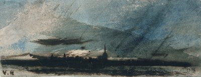 Stadt in der Dämmerung von Victor Hugo