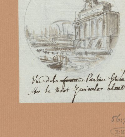 De Aqua Paolo, der Brunnen auf dem Janiculus von Victor Jean Nicolle