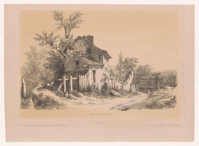 Bauernhof auf dem Mont Valérien von Victor Lefranc