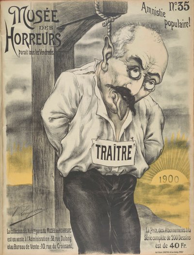Musée des Horreurs Galerie der Schrecken: Alfred Dreyfus, 1900 von Victor Lenepveu