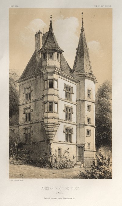 Altes Lehen von Fley (Nièvre) von Victor Petit