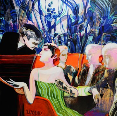 Elegante Opernnacht von Victor Tkachenko