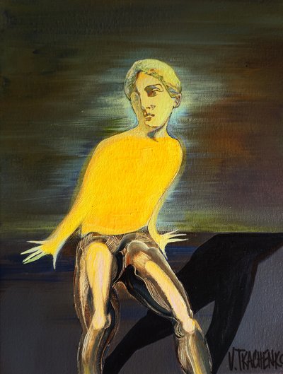 Strahlende menschliche Form von Victor Tkachenko