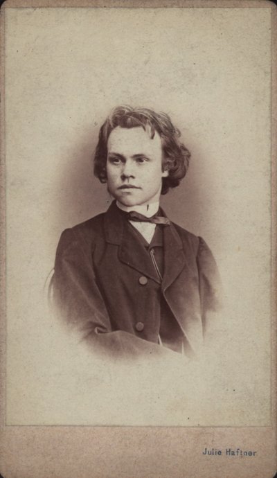Porträt des Komponisten Anton Rubinstein von Vienna . Photo studio Julie Haftner