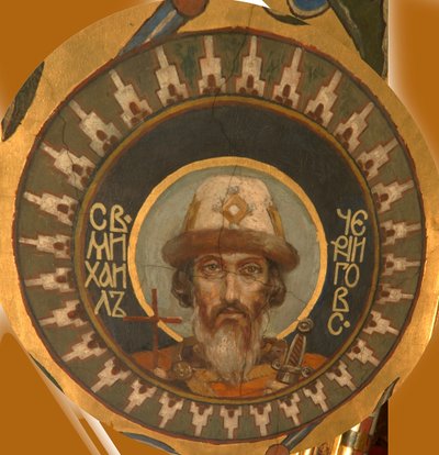 Heiliger Prinz Michael von Tschernigow, 1885-1896 von Viktor Mikhaylovich Vasnetsov