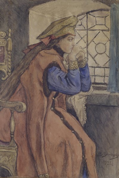 Die Prinzessin, die nie lächelte, 1920 von Viktor Mikhaylovich Vasnetsov
