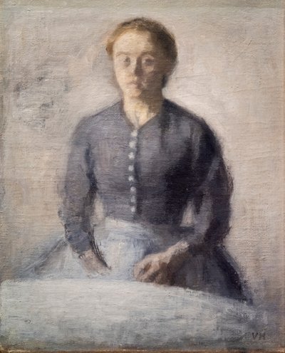Porträt von Ida von Vilhelm Hammershoi