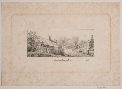 Straßenszene in Frederiksværk von Vilhelm Kyhn
