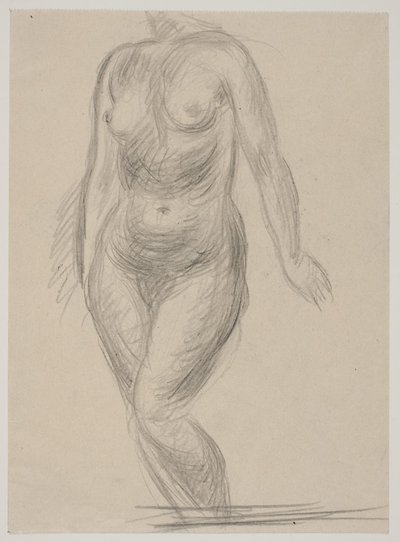 Stehendes weibliches Modell von Vilhelm Lundstrøm