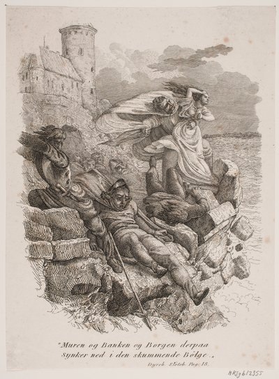 Vignette zu Th. Wiborgs Gedichtsammlung "Ein Mollakkord" von Vilhelm Pedersen