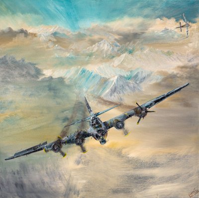 B17G, Royal Flush 2, Schweizer Landung 8, 2023 von Vincent Alexander Booth