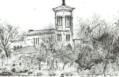 Kirche am Thames, 2004 von Vincent Alexander Booth