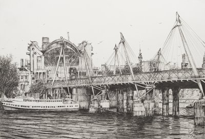 Hungerford Bridge London, 2006 von Vincent Alexander Booth