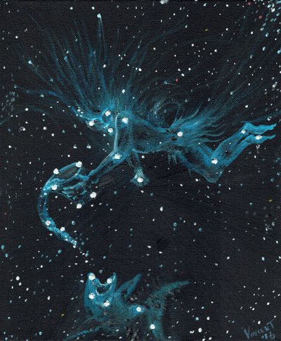 Sternzeichen Wassermann, 2016 von Vincent Alexander Booth