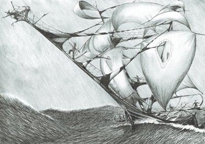 Sturmerschaffer Kaspisches Meer, 2017 von Vincent Alexander Booth