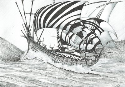 Sturmerschaffer Ionisches Meer, 2017 von Vincent Alexander Booth