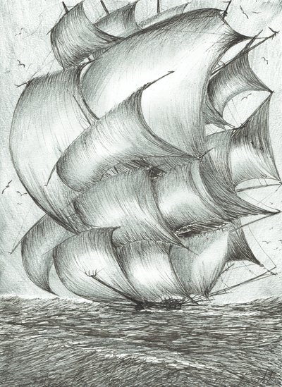 Sturmerschaffer Ochotskisches Meer, 2017 von Vincent Alexander Booth