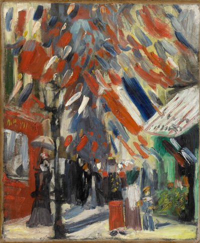 La Fête du 14 juillet à Paris 14. Juli in Paris, 1886 von Vincent van Gogh