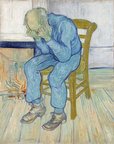 Trauernder alter Mann Am Tor der Ewigkeit, 1890 von Vincent van Gogh