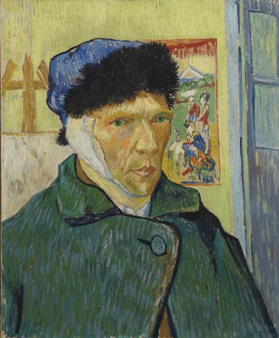 Selbstporträt mit verbundenem Ohr, 1889 von Vincent van Gogh