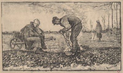 Brennende Unkräuter von Vincent van Gogh