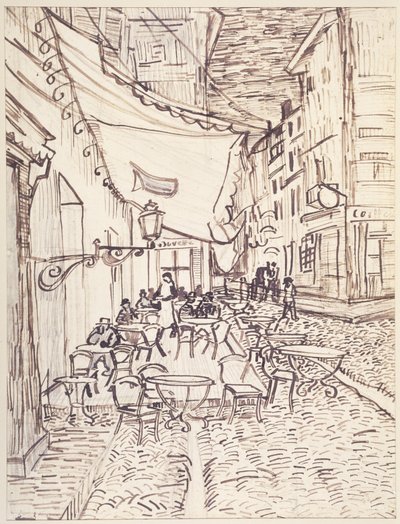 Caféterrasse bei Nacht von Vincent van Gogh