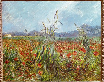 Kornfelder und Mohnblumen von Vincent van Gogh