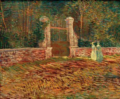 Eingang zum Park Voyer d’Argenson in Asnières von Vincent van Gogh
