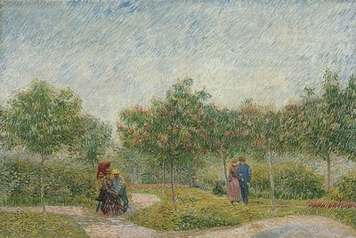 Garten mit Paaren: Square Saint-Pierre von Vincent van Gogh