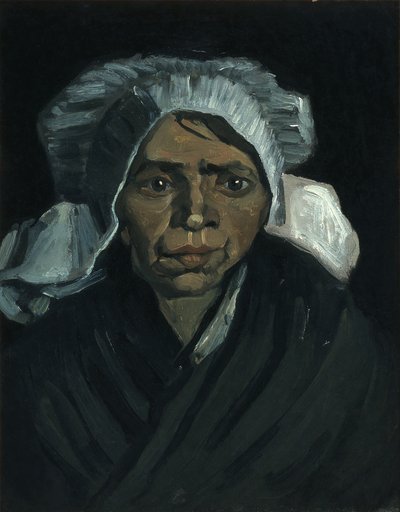 Kopf einer Bäuerin, Dezember 1884 von Vincent van Gogh
