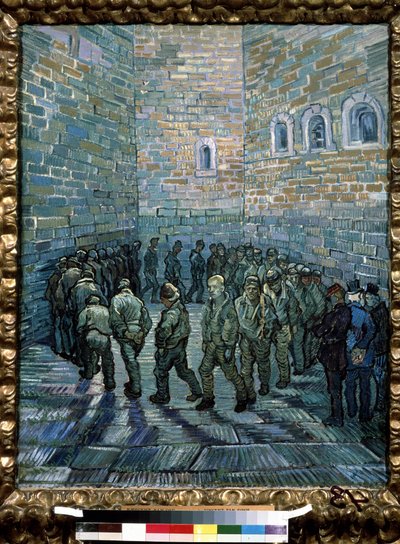 La cour de prison (Der Gefängnishof) von Vincent van Gogh
