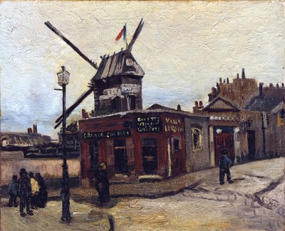 Die Mühle Moulin de la Galette von Vincent van Gogh