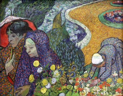 Erinnerung an den Garten in Etten, Damen von Arles, 1888 von Vincent van Gogh