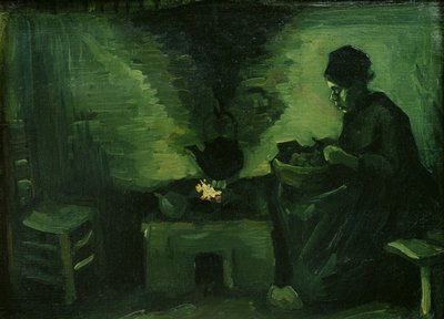 Bäuerin am Herd, ca. 1885 von Vincent van Gogh