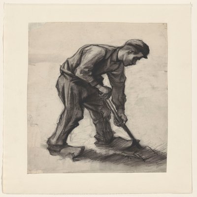 Bauer beim Graben von Vincent van Gogh