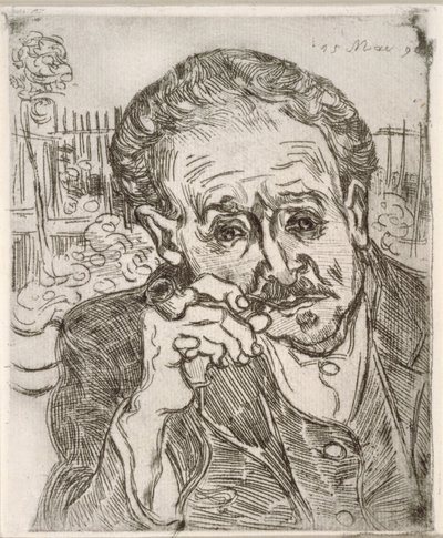 Porträt von Dr. Gachet (Auvers-sur-Oise) von Vincent van Gogh