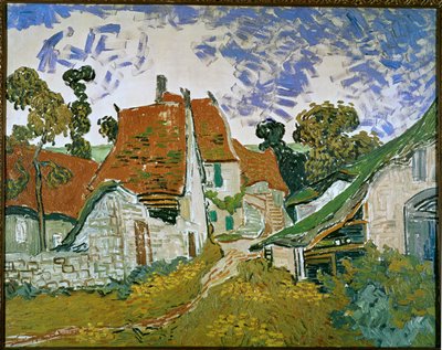 Straße in Auvers von Vincent van Gogh